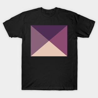 Geometrical Decent Violet T-Shirt